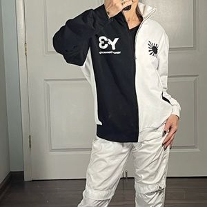 Yohji Yamamoto Y3 adidas warm up jacket